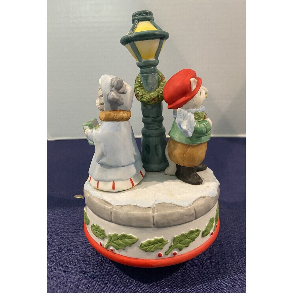 Schmid Kitty Cucumber Music Box.Joy To The World